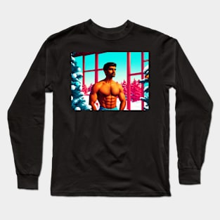 Winter Holiday Hunk 04 Long Sleeve T-Shirt